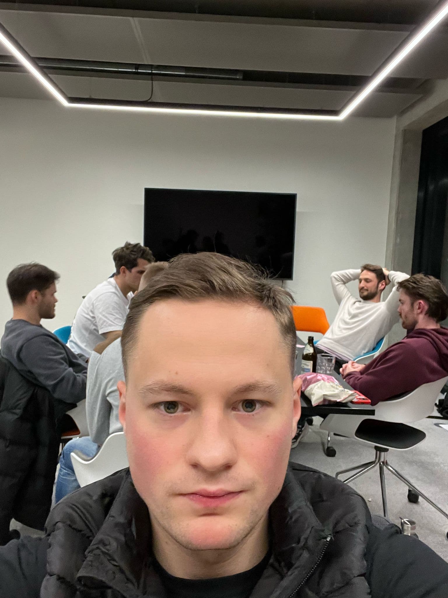 Poker night selfie
